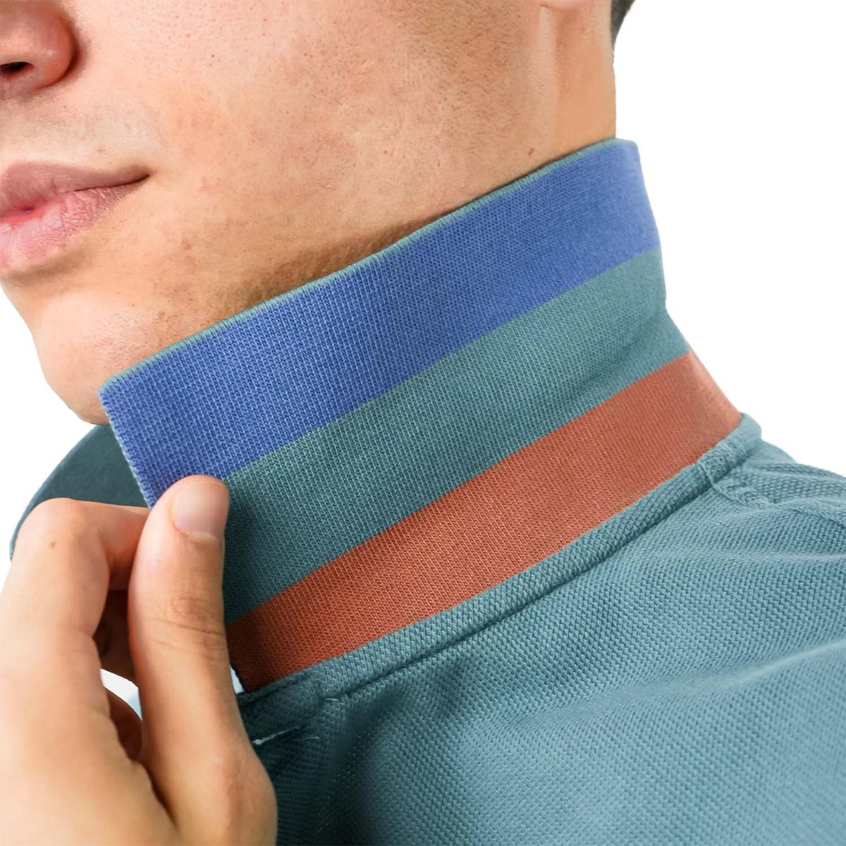 Men's Performance Polo: Classic Piqué, Tipped Collar, Embroidered Detail