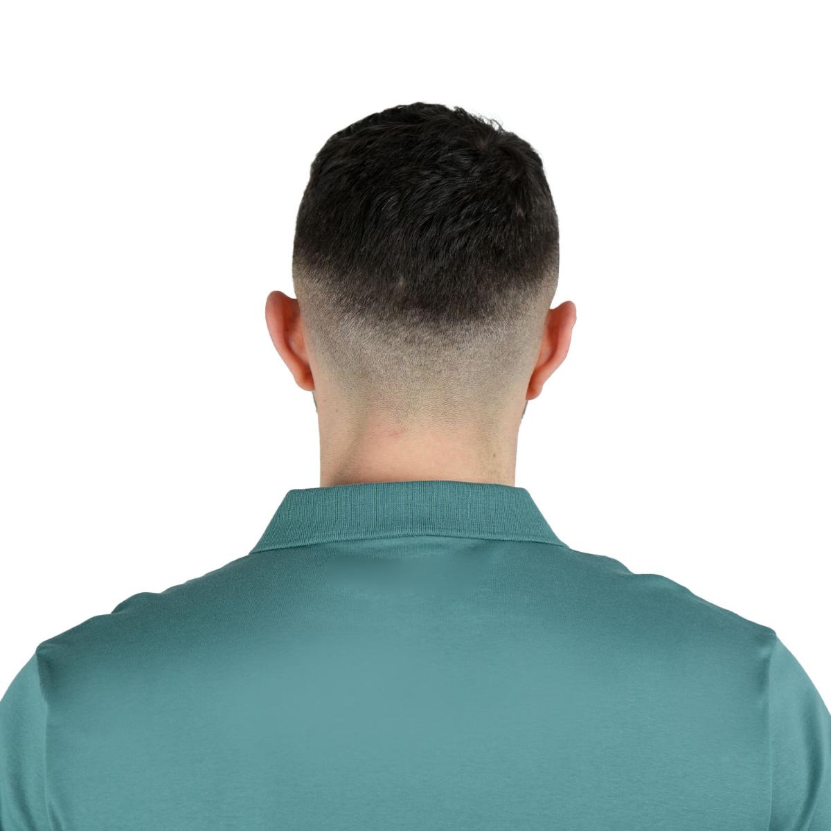 Cotton Interlock Flat Knit Color Short Sleeve Slim Embroidered Solid Polo (Liquid Touch)