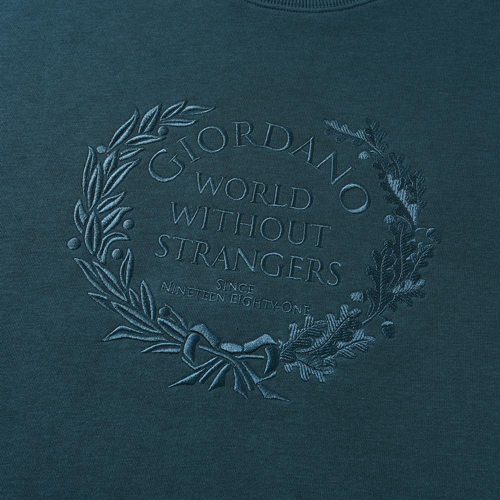 Men’S Relaxed French Terry Crew Neck Graphic Sweatshirt