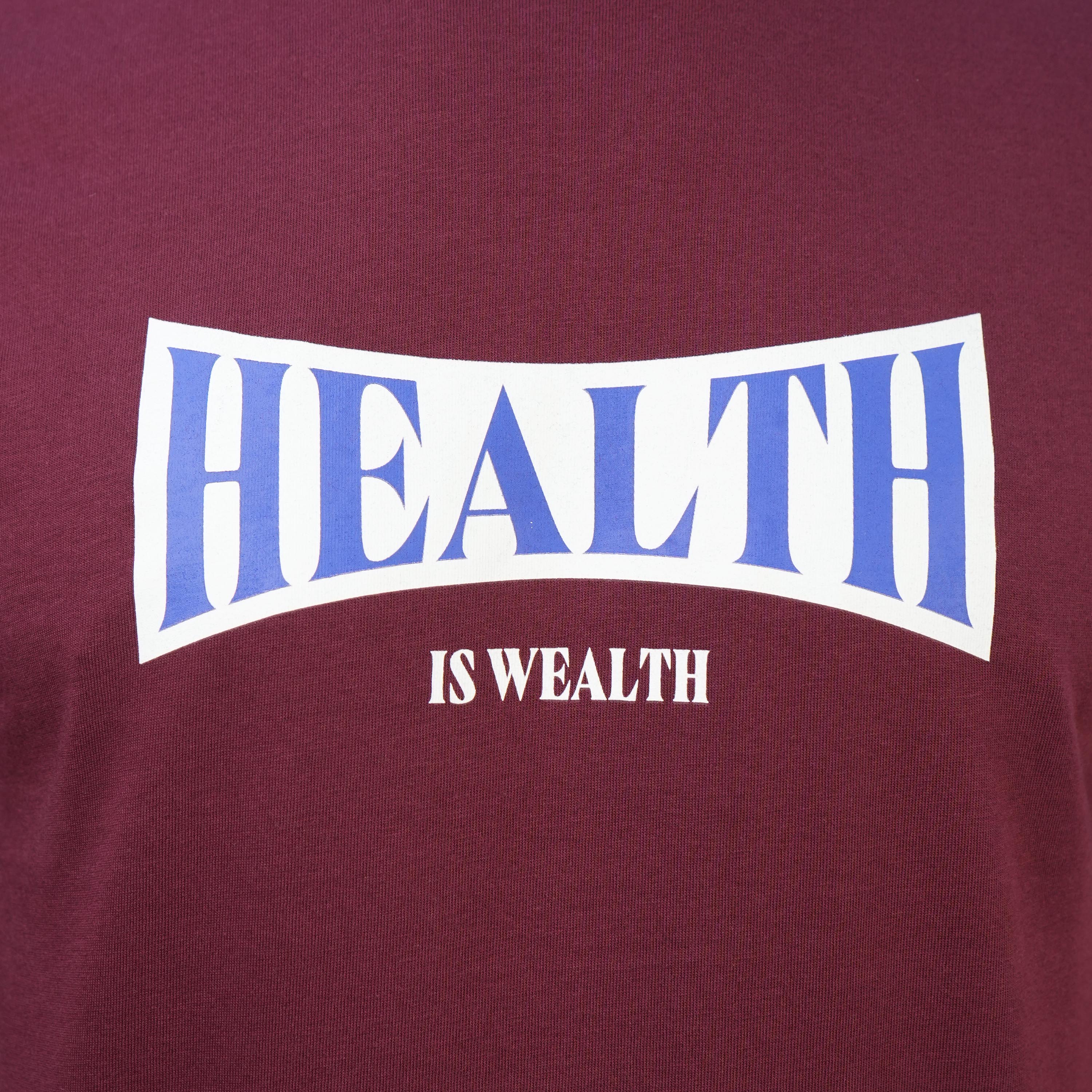 تي شيرت رجالي من القطن بقصة ضيقة ومطبوع عليه رسالة