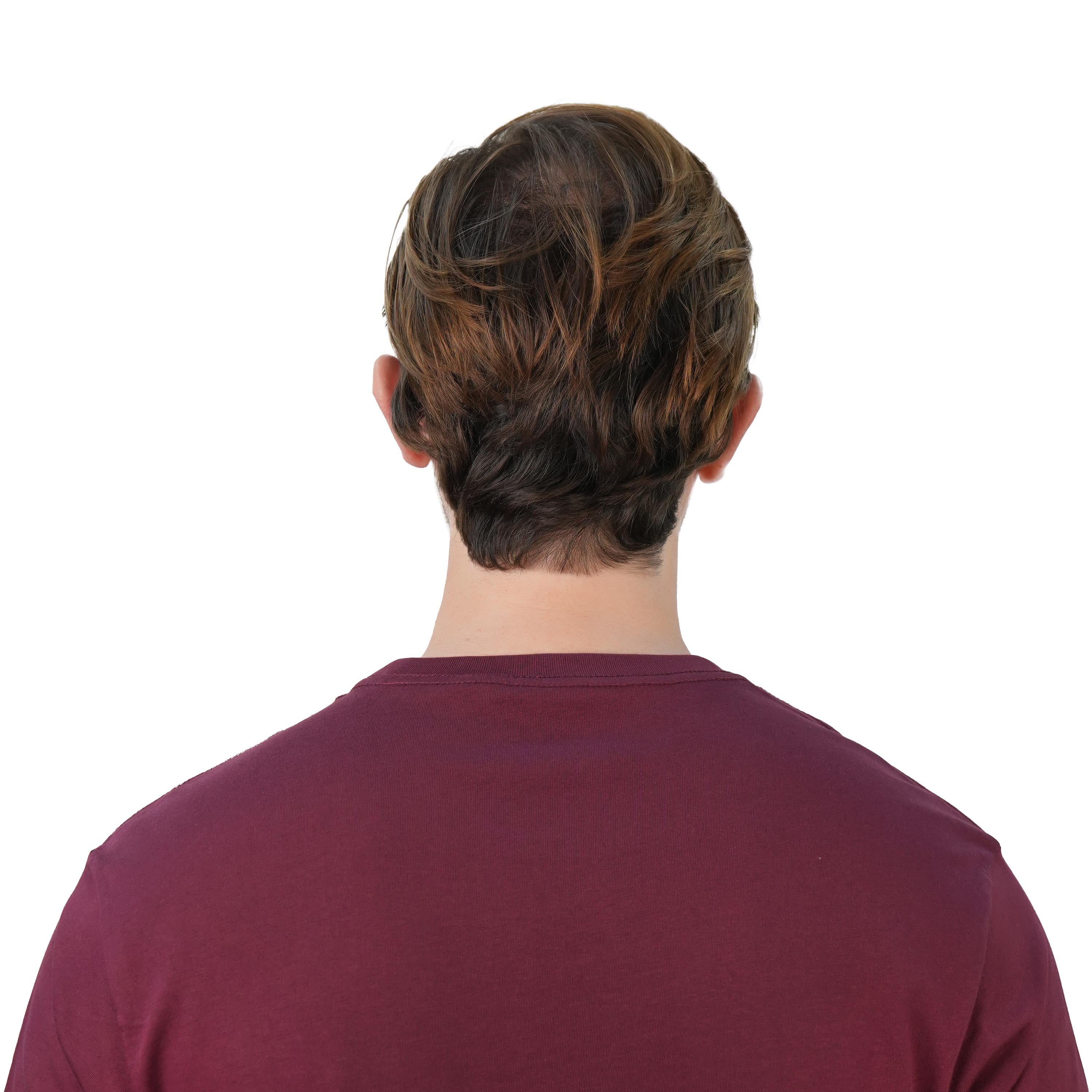 تي شيرت رجالي من القطن بقصة ضيقة ومطبوع عليه رسالة