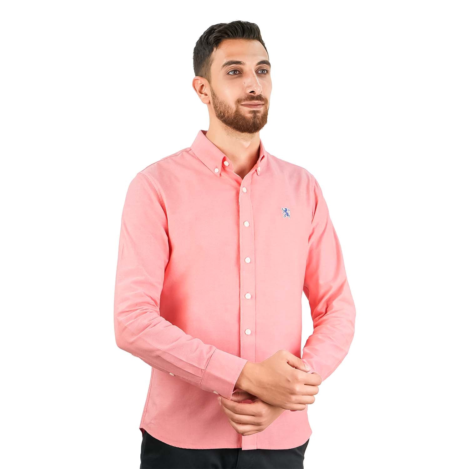 Men's Lion Cotton Oxford Shirt