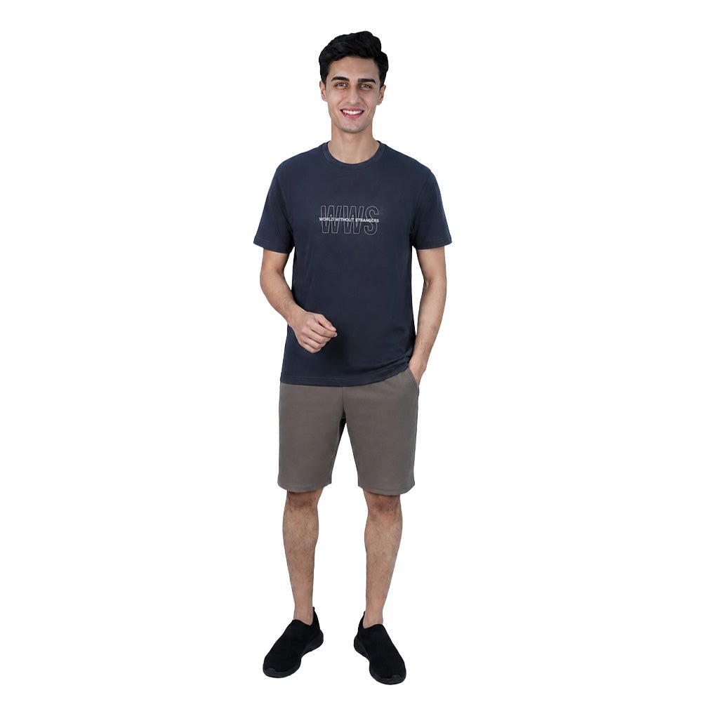 Men Slim Fit World Without Strangers Tee