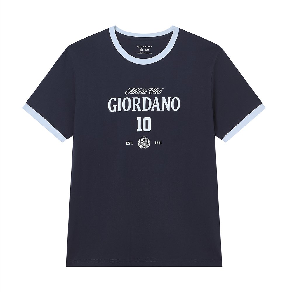 Men's Crew Neck Print Tee