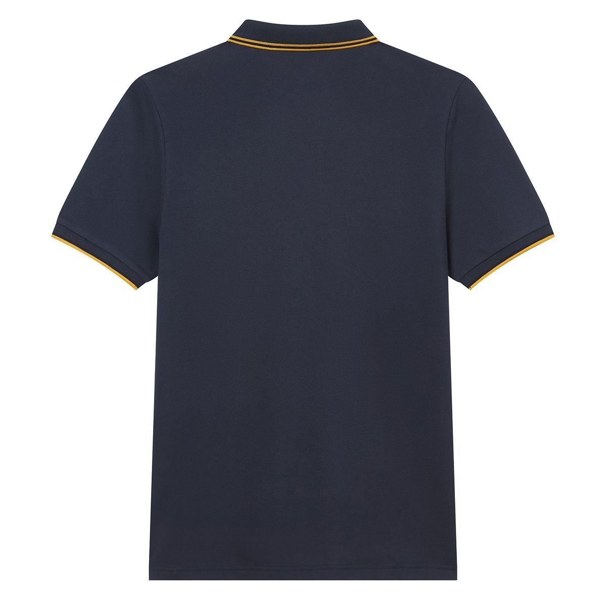 Men's Knit Collar Short Sleeve Slim Fit Embroidered Polo