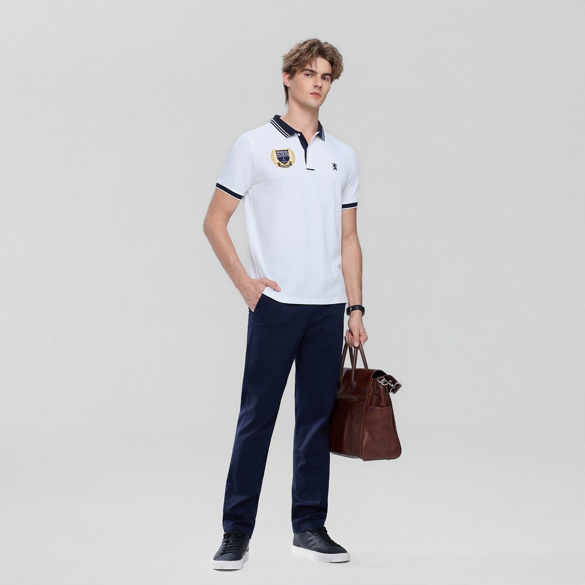 Men’s Slim Taper Stretch Cotton Khaki Pants