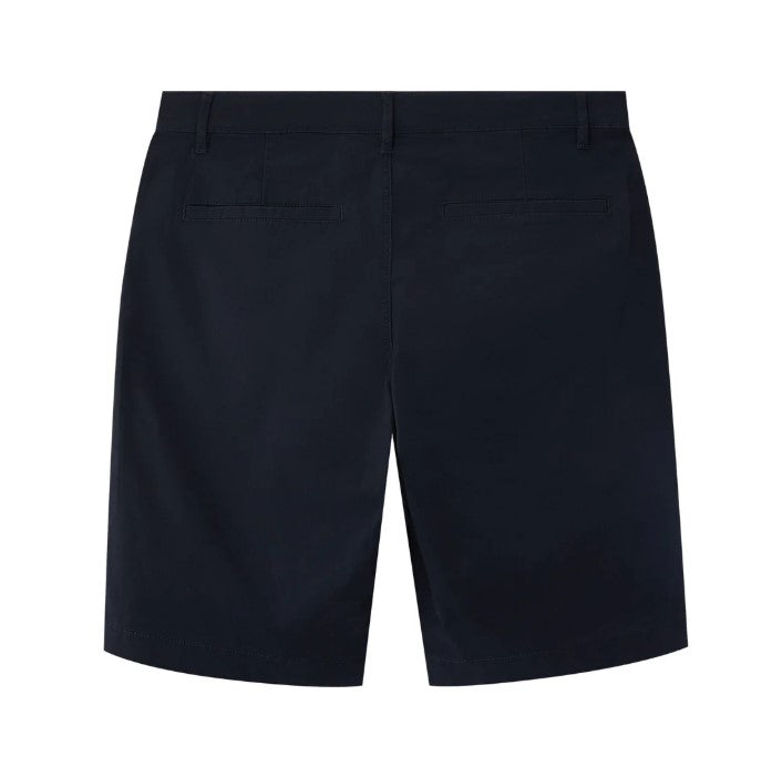 Man's Shorts Cotton/Spindex Twill Low Rise Slim Triple Bermuda