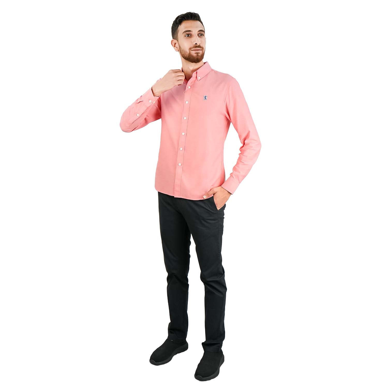 Men's Lion Cotton Oxford Shirt
