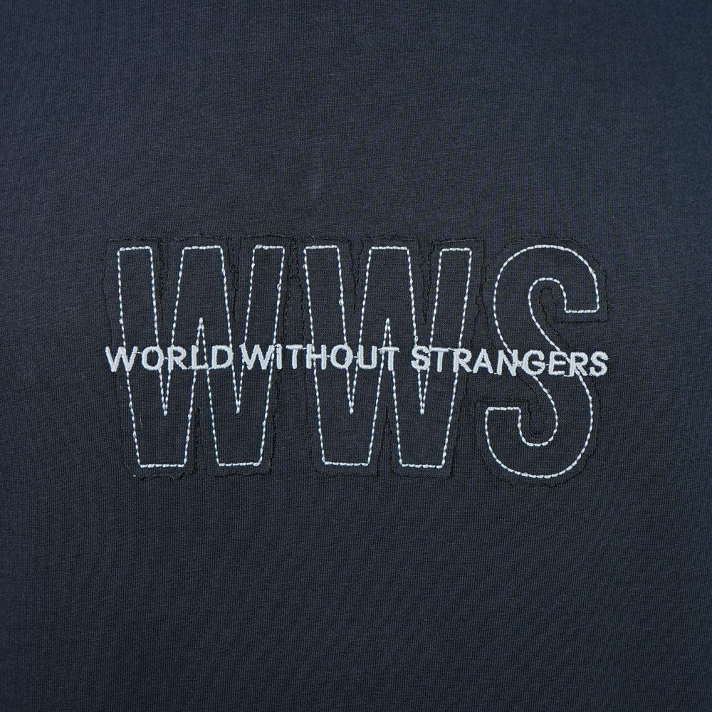 Men Slim Fit World Without Strangers Tee