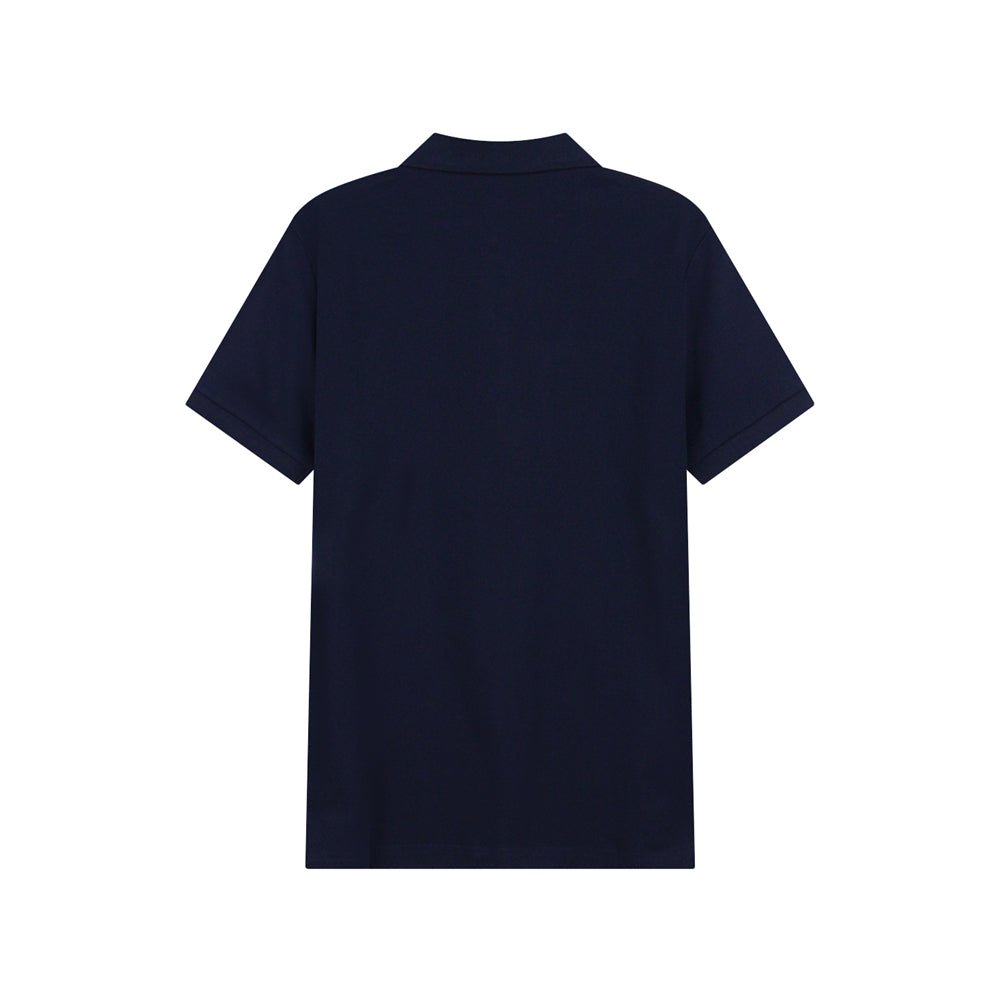 Men’s Slim Solid Pique Cotton Lycra Polo with Flat Knit Collar & Soft Finish