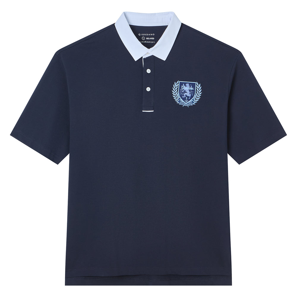 Men's Relax Fit Bold Polo With Embroidery