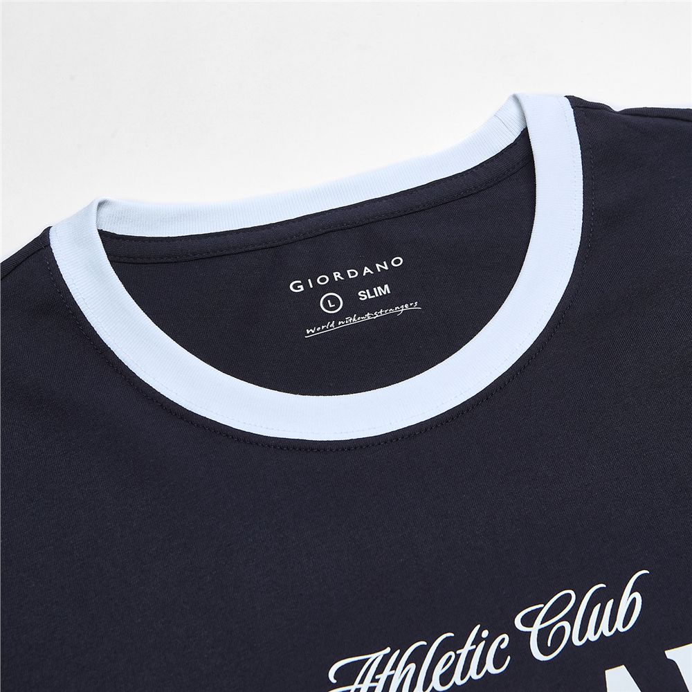 Men's Crew Neck Print Tee