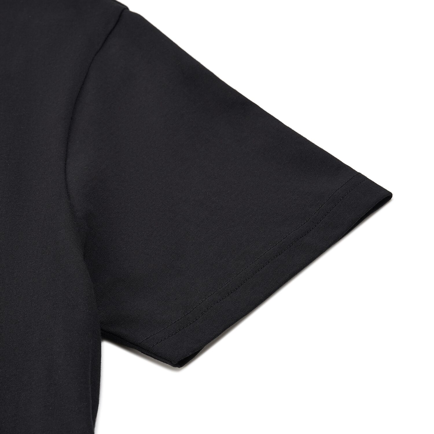 تي شيرت رجالي من القطن بقصة ضيقة ومطبوع عليه رسالة