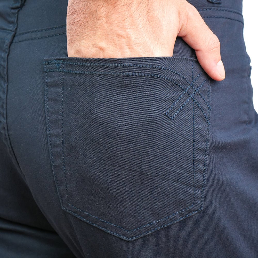 Men’s Cotton Regular Taper Stretch Twill Khakis