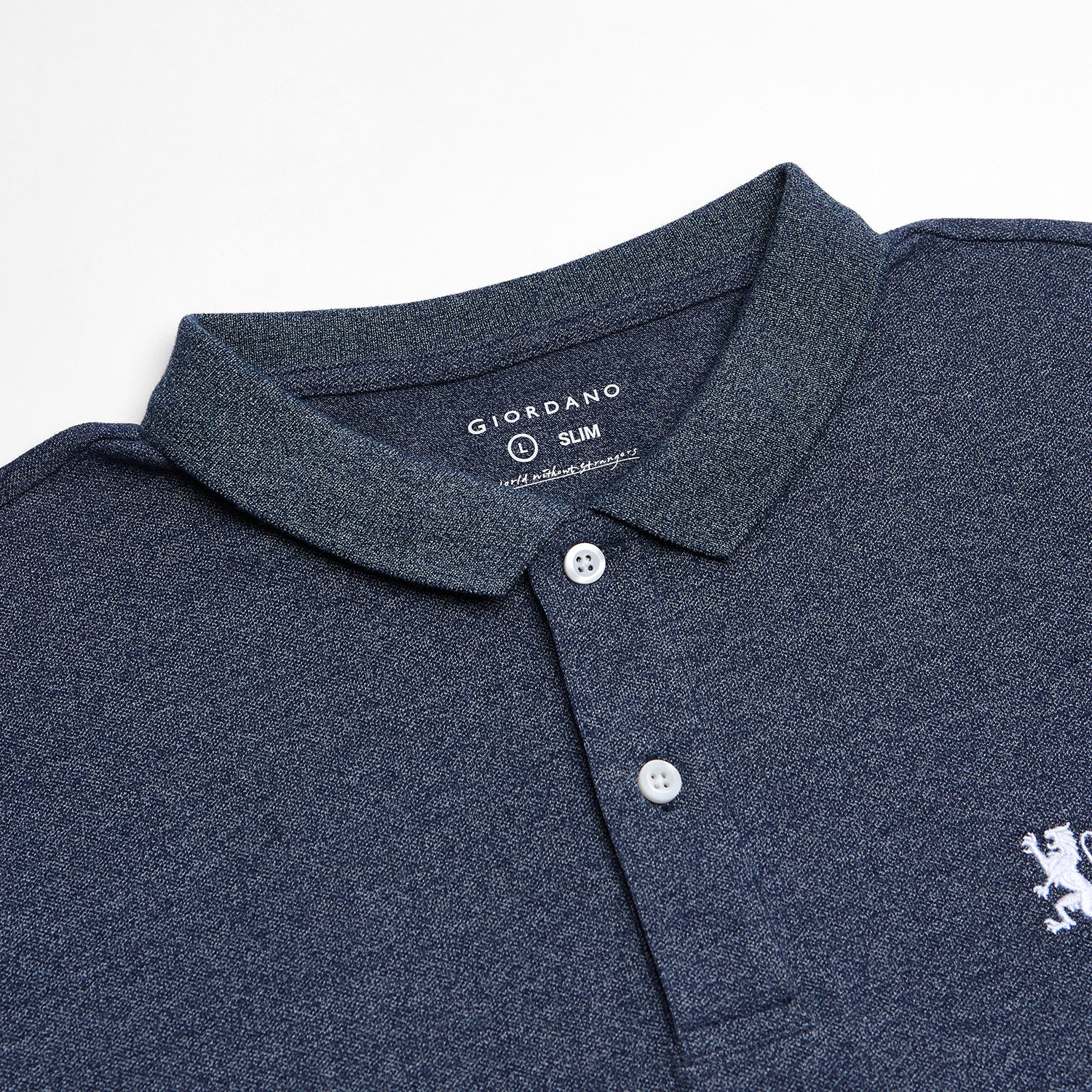 Men's Lycra Pique Raglan Sleeve Embroidery Slim Fit Polo