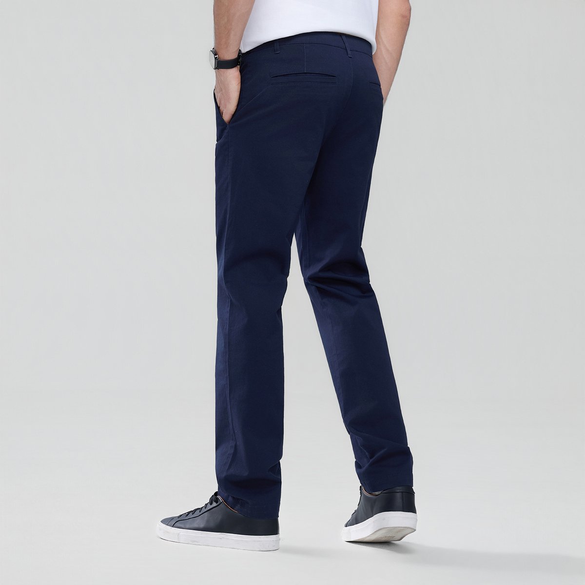 Men’s Slim Taper Stretch Cotton Khaki Pants
