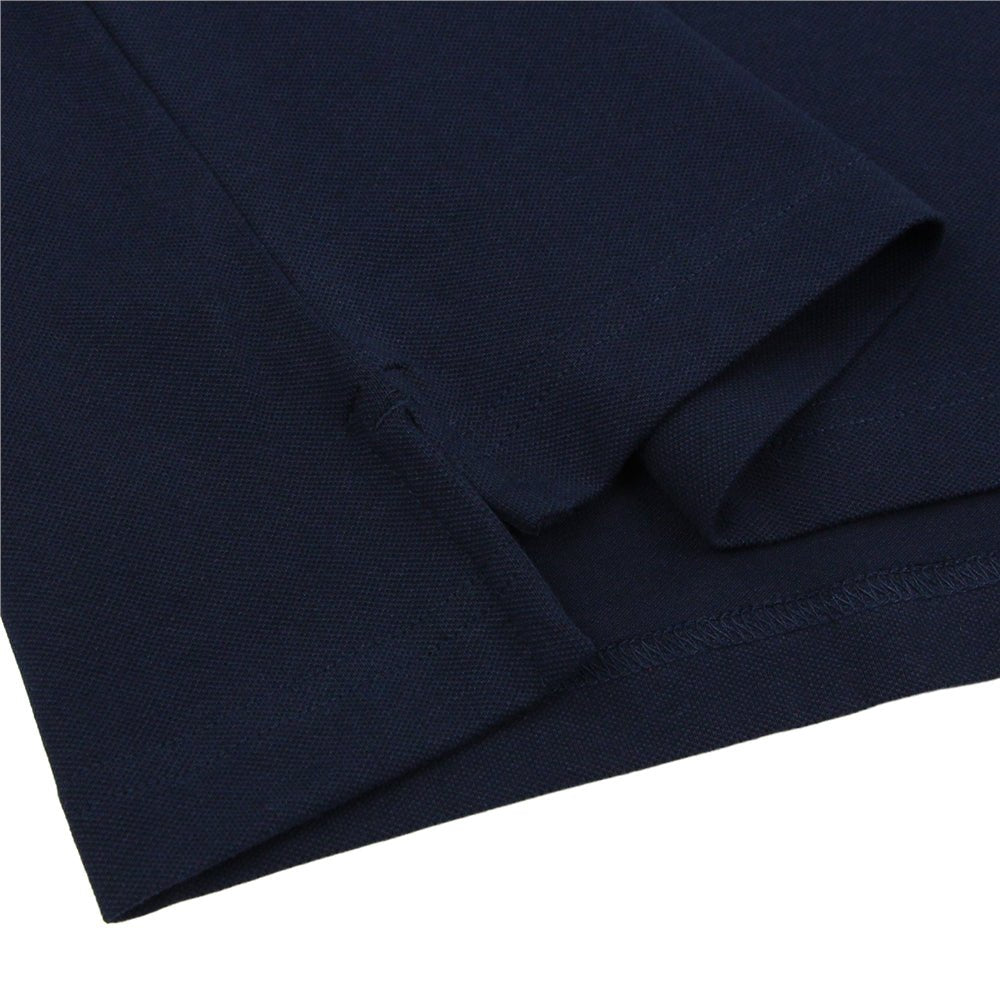 Men’s Slim Solid Pique Cotton Lycra Polo with Flat Knit Collar & Soft Finish