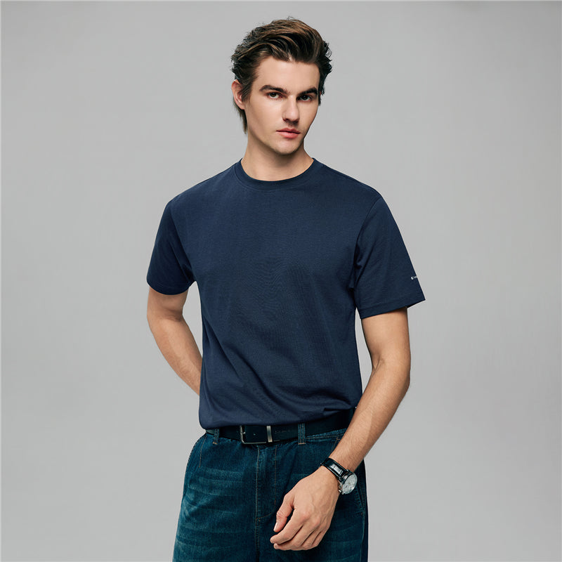 Men’s Slim Fit Cotton Crew Neck Tee