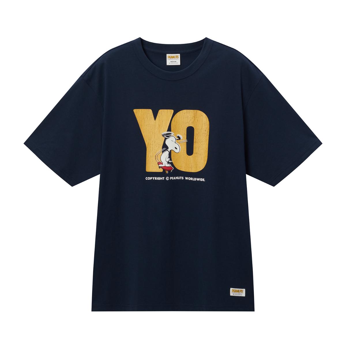 Men's Relaxed Snoopy Print Tee