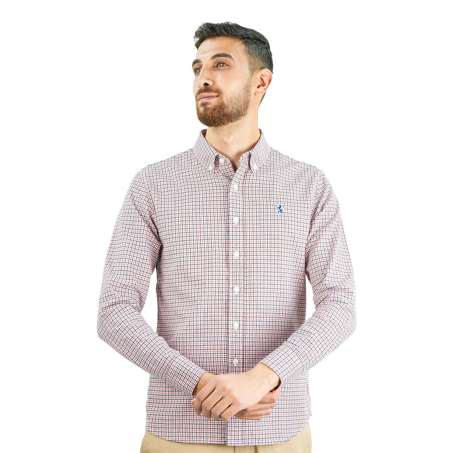 Men's Lion Cotton Oxford Shirt