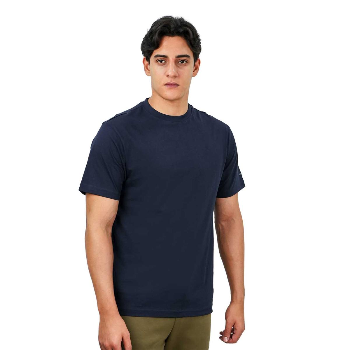 Men's Giordano Cotton Crewneck Slim Fit Tee - Short Sleeve
