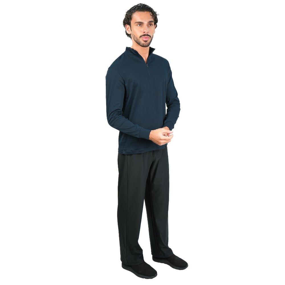 Men's Regular Liquid Touch Half-Zip Tee