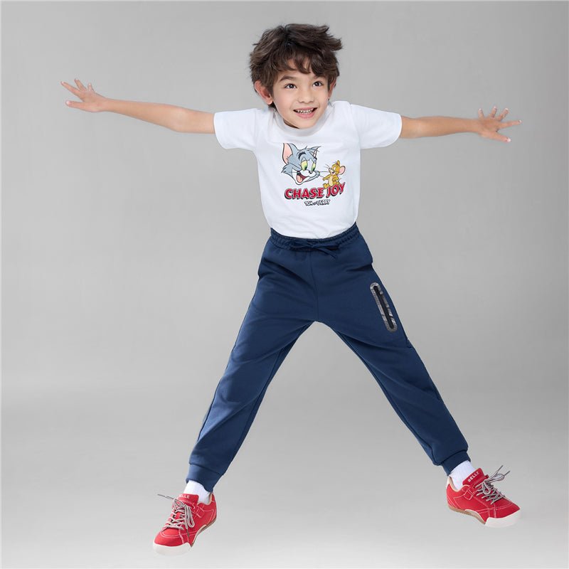 Junior's Interlock Regular Taper Elastic Waist Jogger