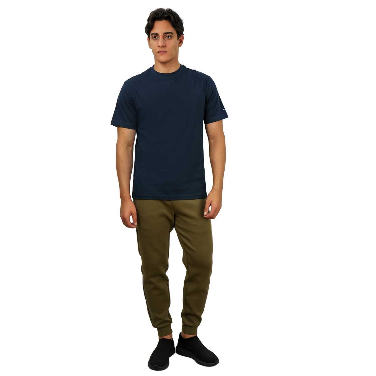 Men's Giordano Cotton Crewneck Slim Fit Tee - Short Sleeve