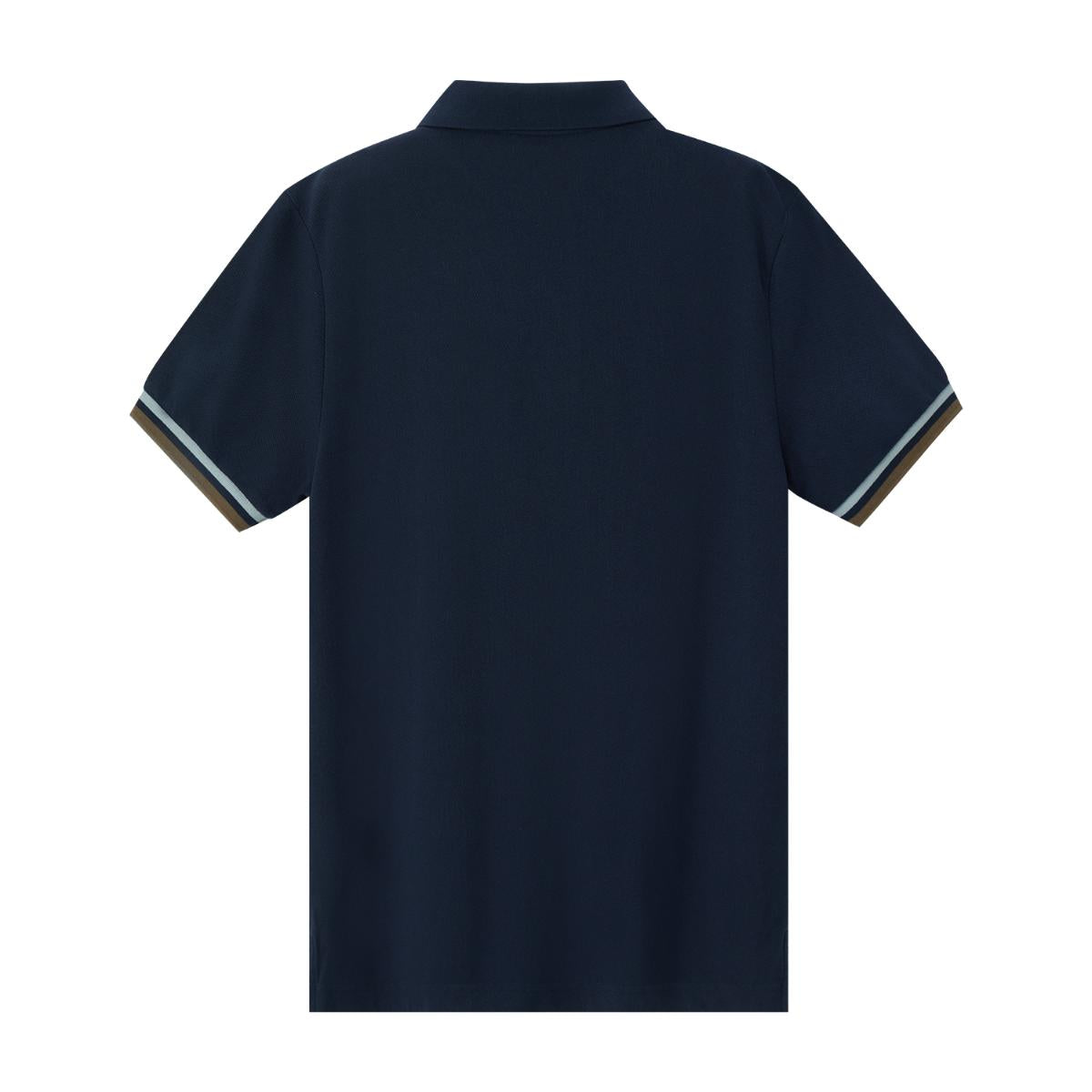 Men's Performance Polo: Classic Piqué, Tipped Collar, Embroidered Detail