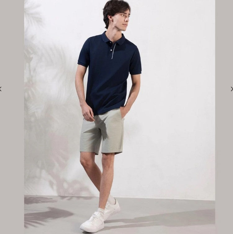 Men's Slim Fit Solid Pique Polo