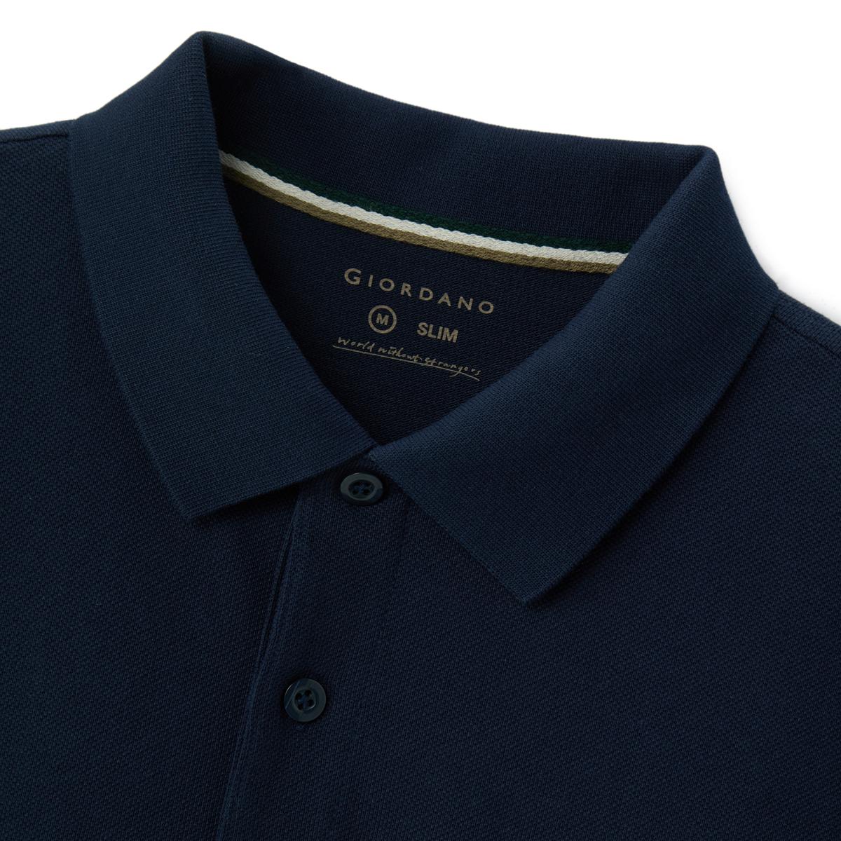 Men's Performance Polo: Classic Piqué, Tipped Collar, Embroidered Detail
