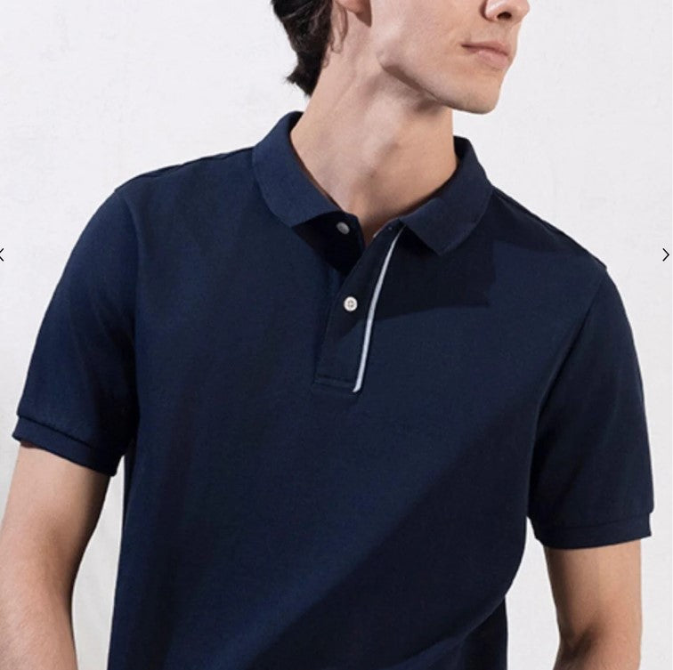 Men's Slim Fit Solid Pique Polo