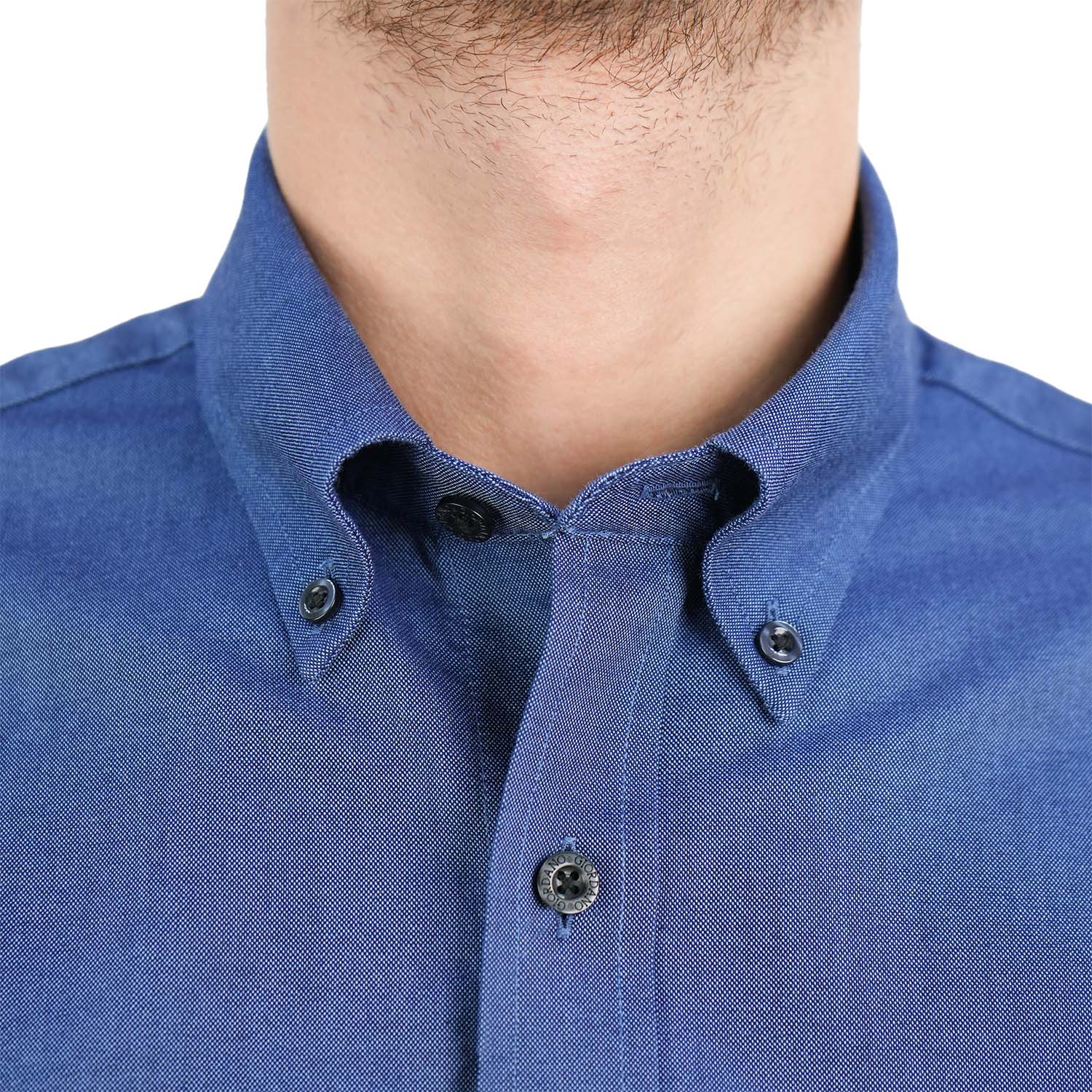 Men's Wrinkle-Free Cotton Oxford Long Sleeve Shirt