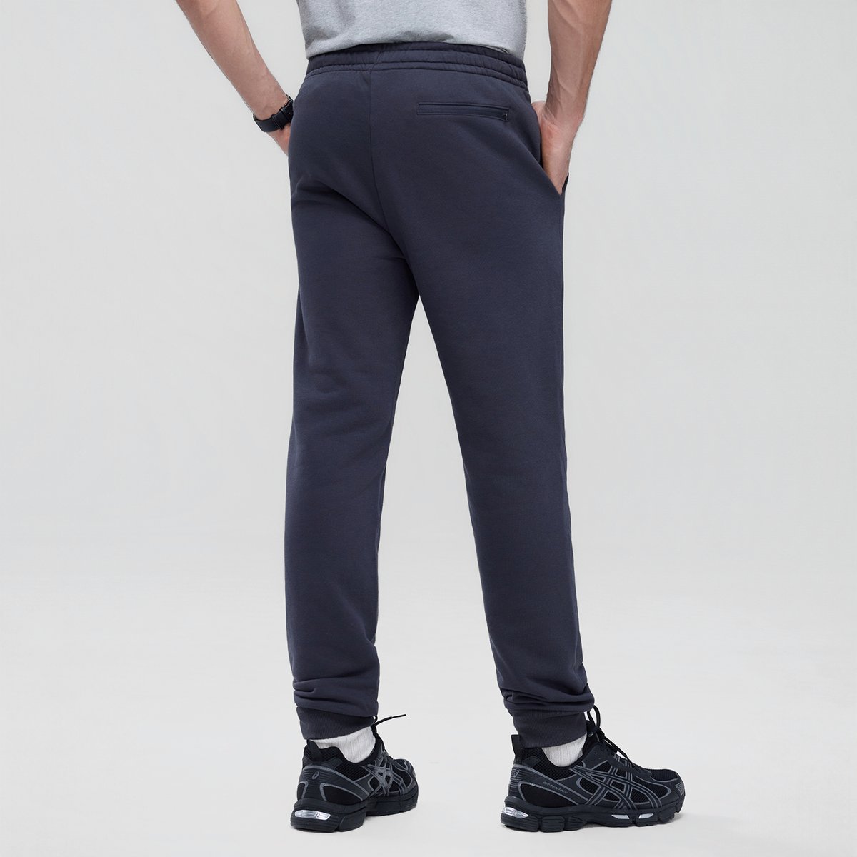 COTTON/POLYESTER FRENCH TERRY MID RISE SLIM TAPER JOGGER (KNIT)