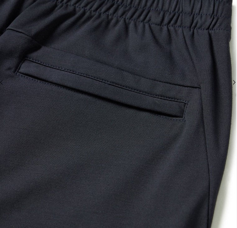 Men's Ultra-Stretch Black Joggers: Slim Fit, All-Day Comfort & Style