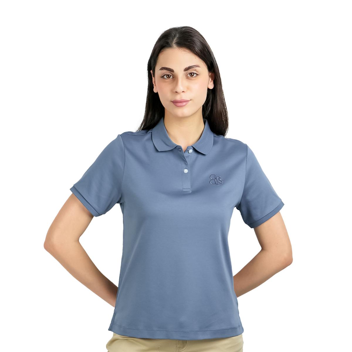 Women Cotton Interlock Liquid Touch Polo
