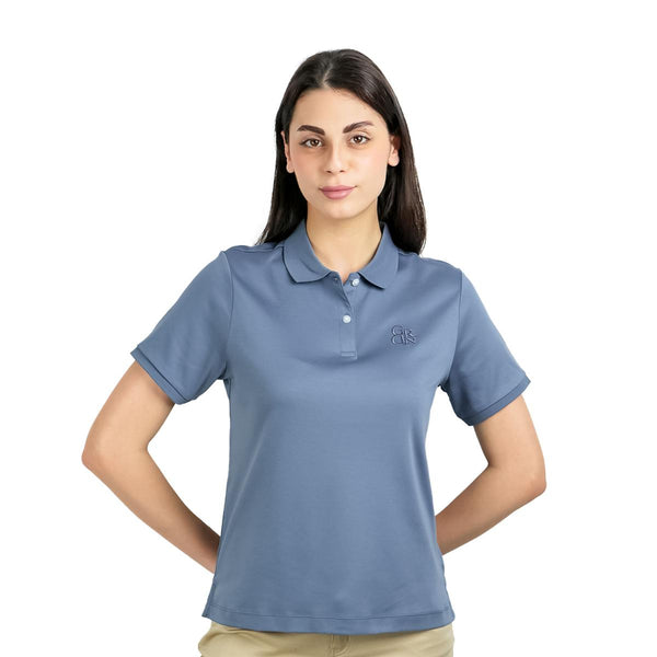 Women Cotton Interlock Liquid Touch Polo