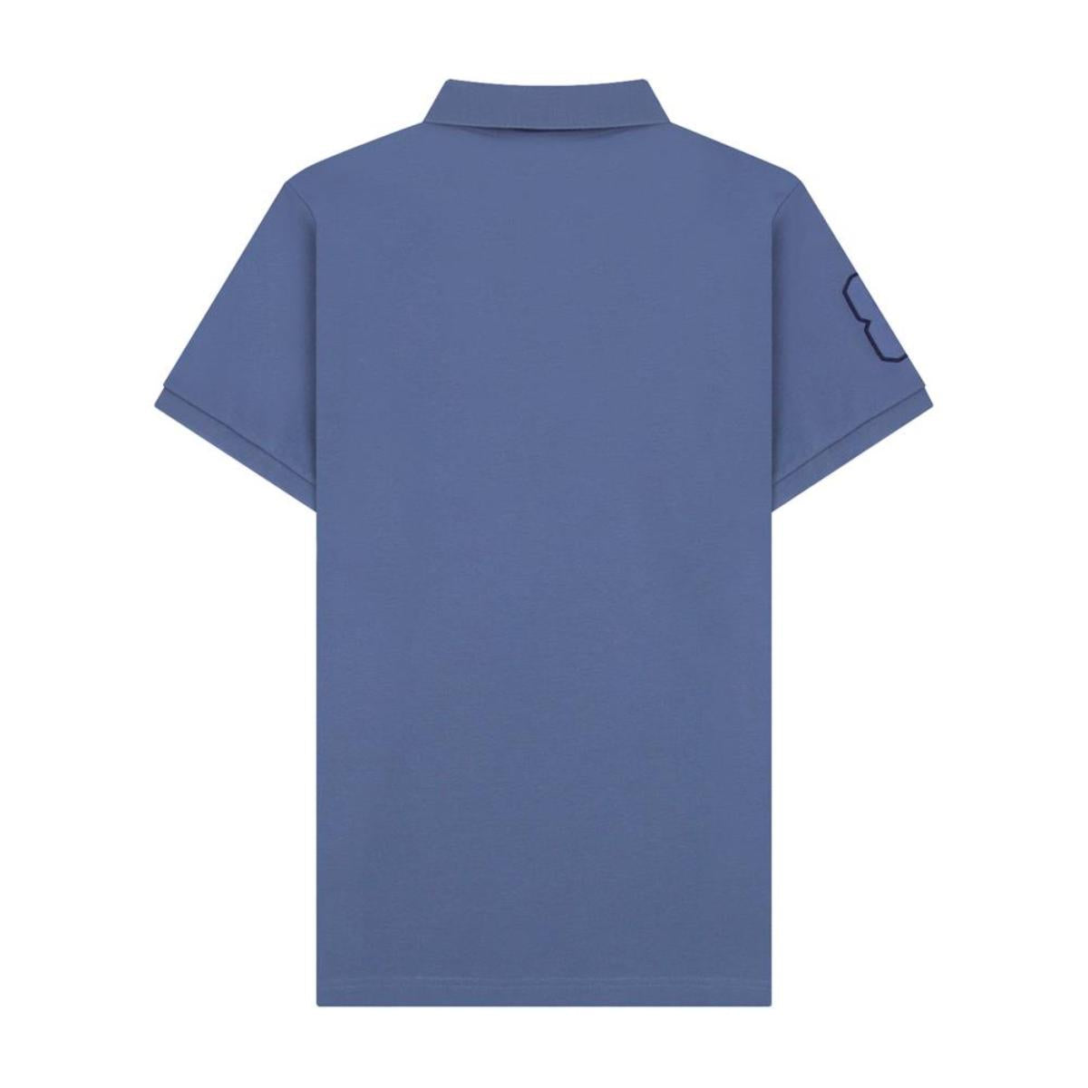 Men's Slim Fit Cotton Short Sleeve Napoleon Polo