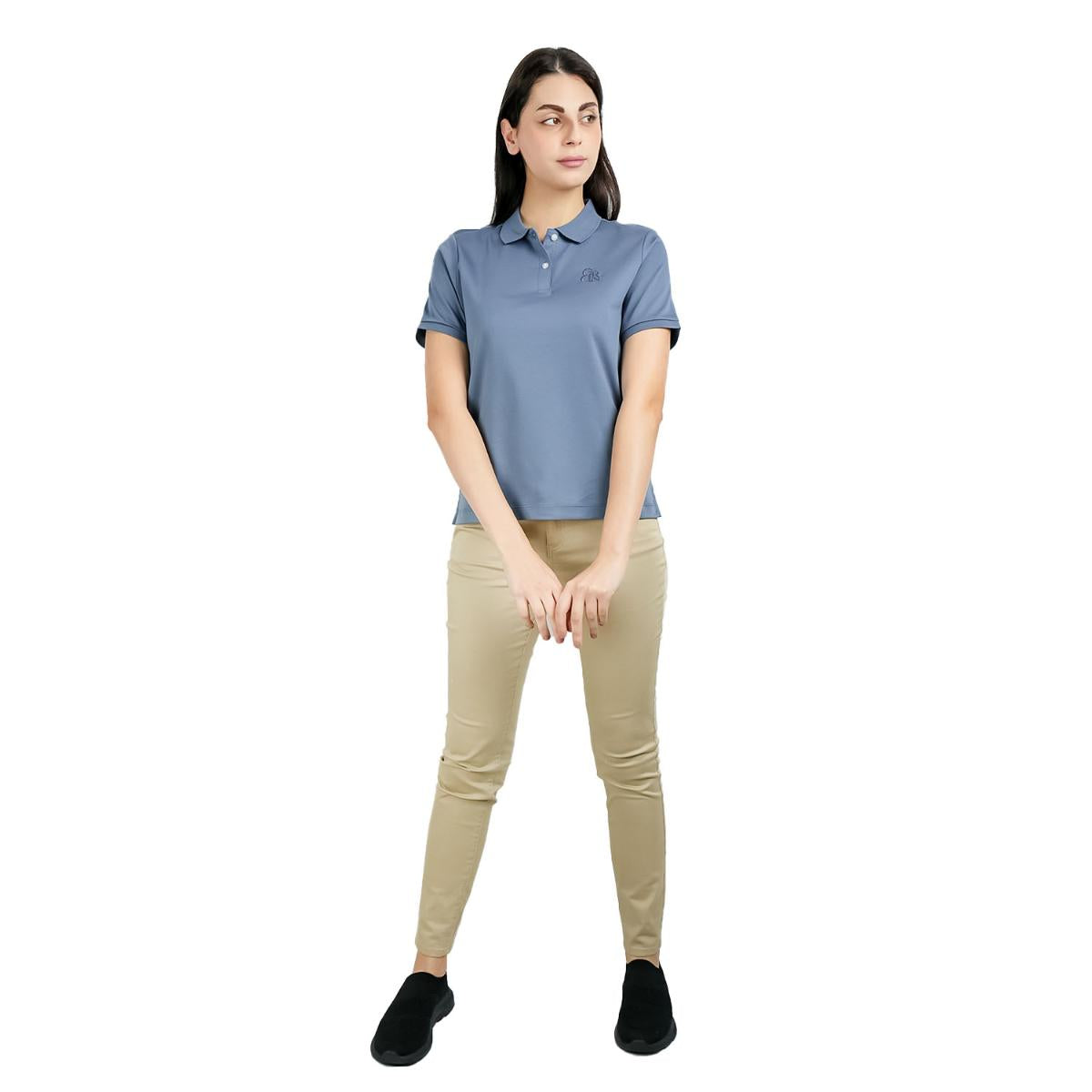 Women Cotton Interlock Liquid Touch Polo