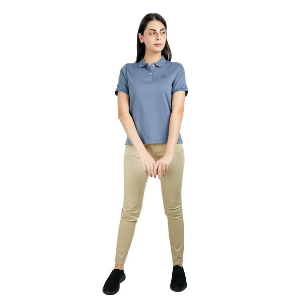 Women Cotton Interlock Liquid Touch Polo