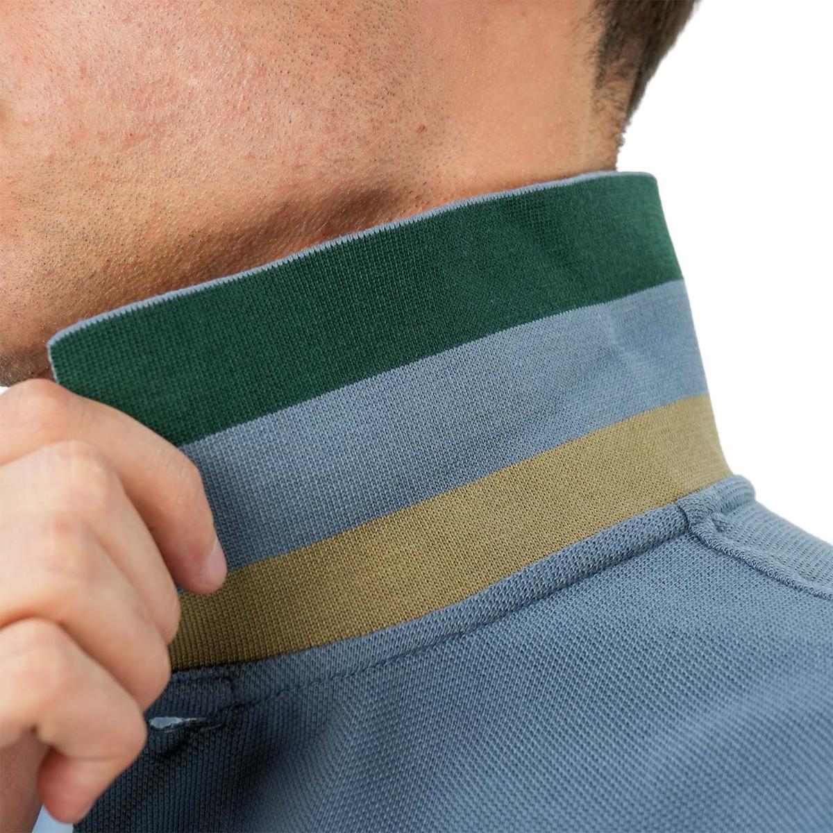 Men's Performance Polo: Classic Piqué, Tipped Collar, Embroidered Detail