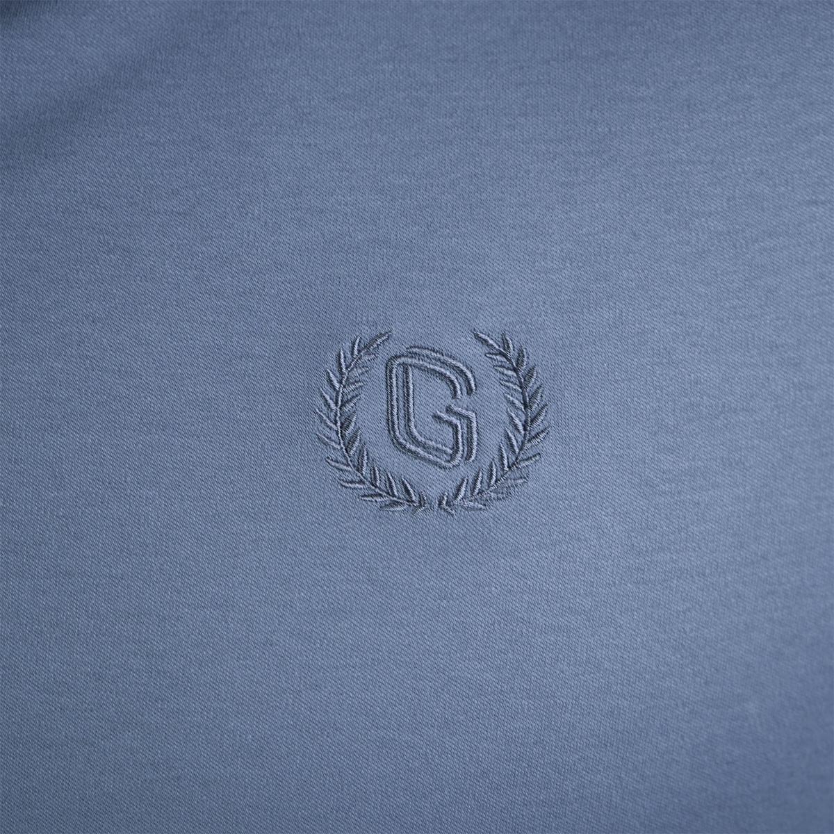 Cotton Interlock Flat Knit Color Short Sleeve Slim Embroidered Solid Polo (Liquid Touch)