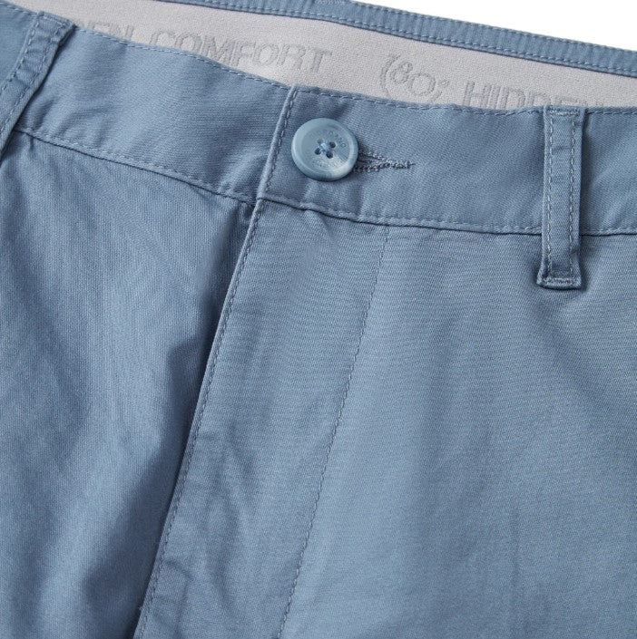 Man's Shorts Cotton/Spindex Twill Low Rise Slim Triple Bermuda