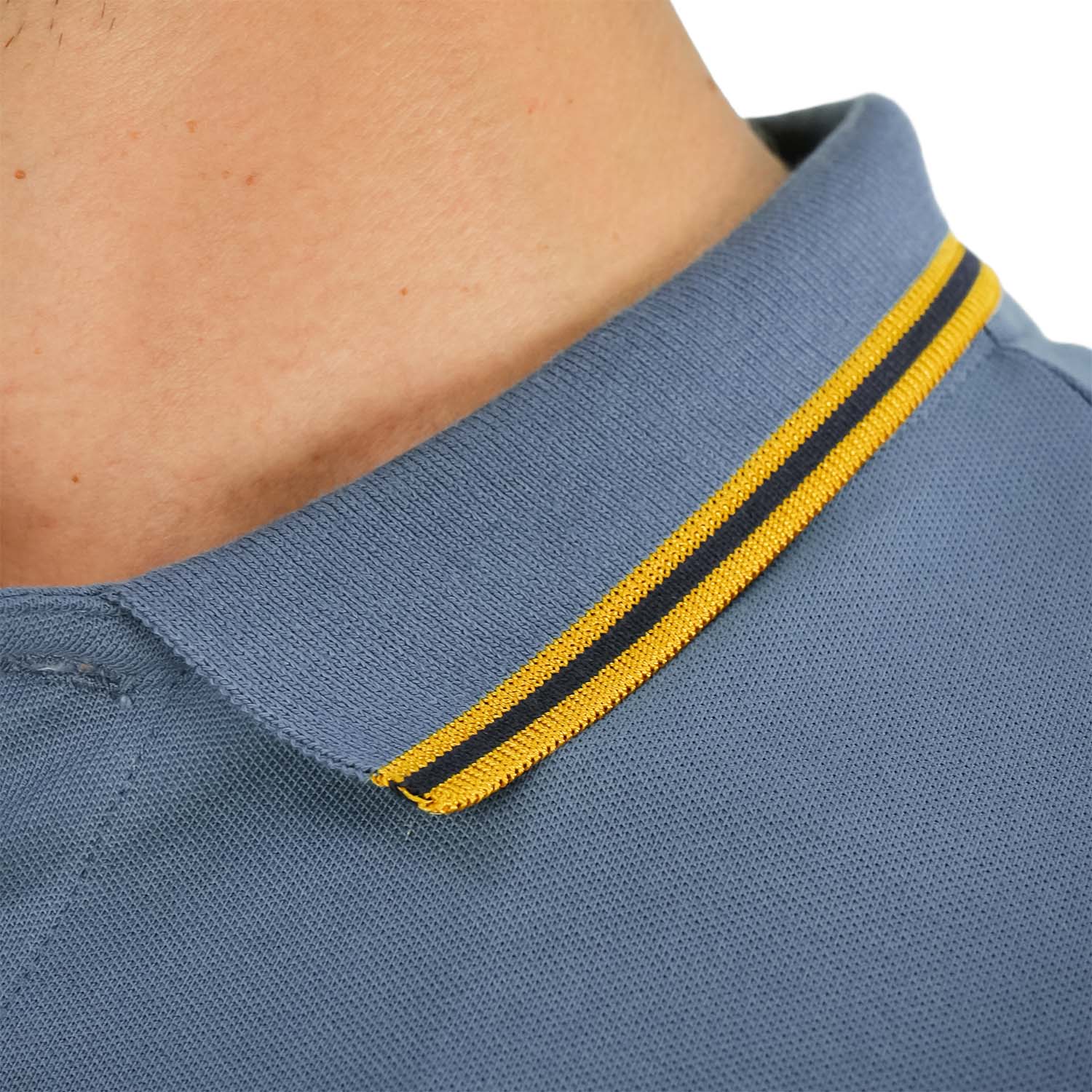 Men's Cotton Lycra Pique Polo - Slim Fit, Eagle Embroidery