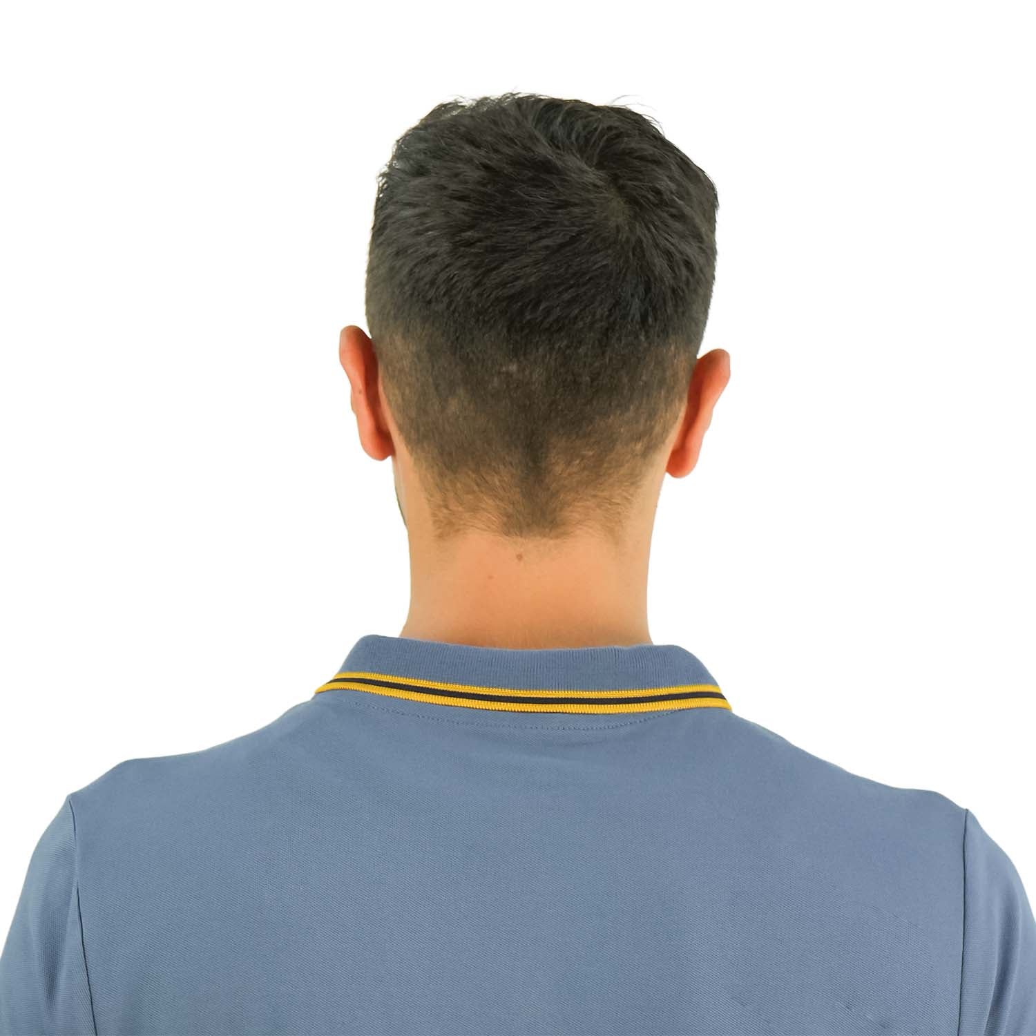 Men's Cotton Lycra Pique Polo - Slim Fit, Eagle Embroidery