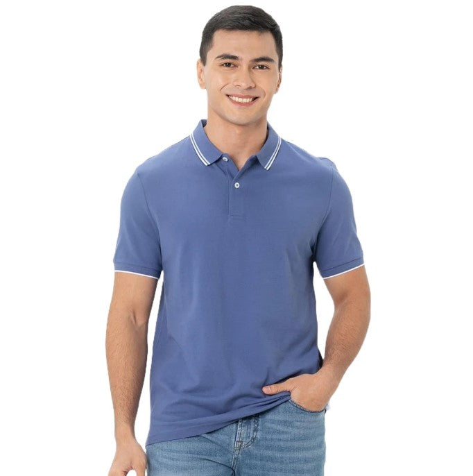 Men's Slim Fit Pique Polo: Elevated Comfort, Modern Style