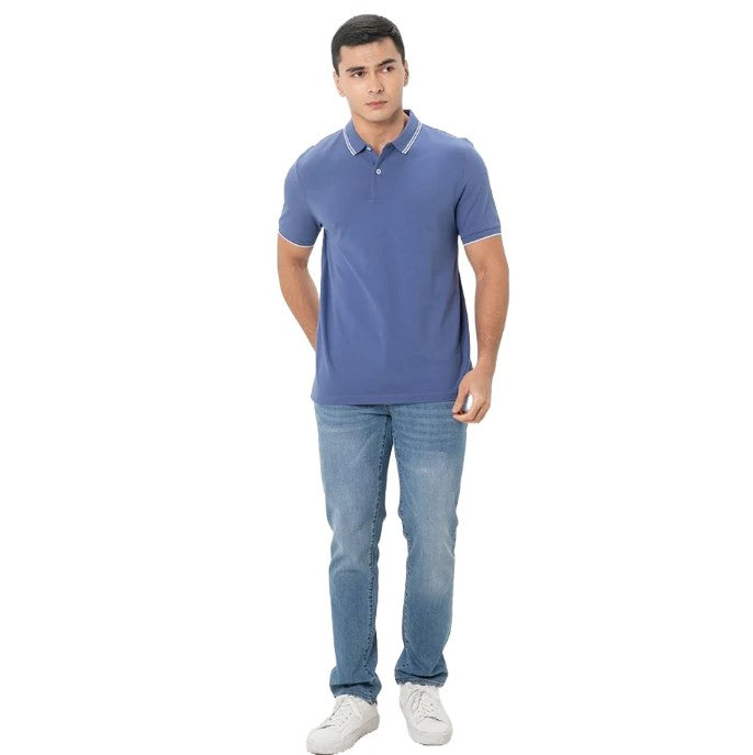Men's Slim Fit Pique Polo: Elevated Comfort, Modern Style