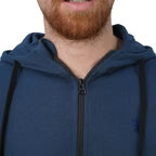 CTN/PLYSTR FRNCH TRY HDE LS SLM ZIPPER KNT JCKT