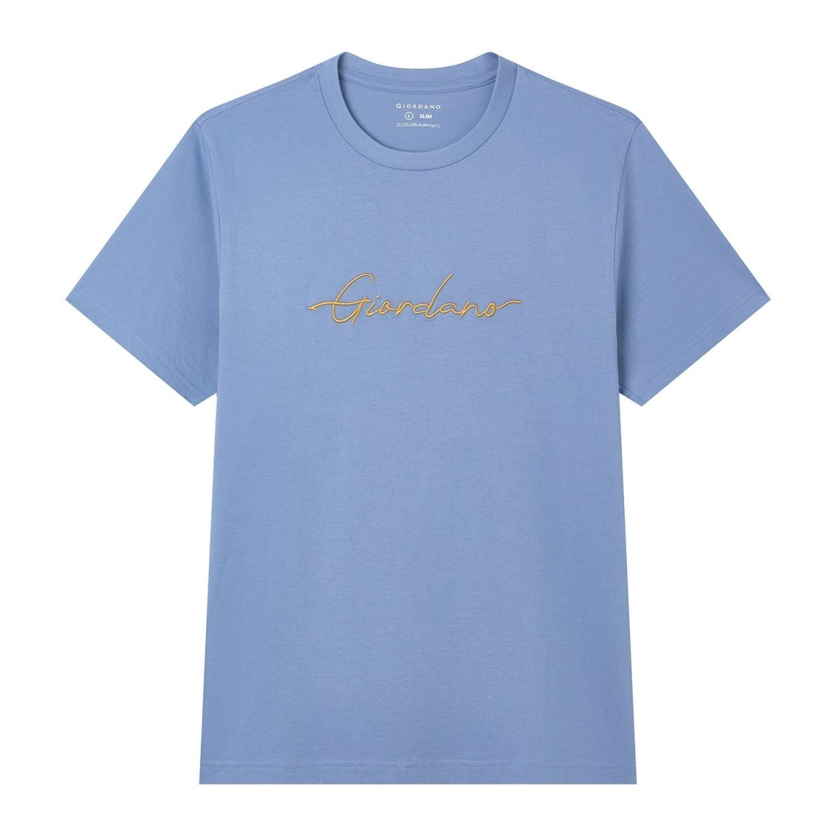 Men’s Slim Fit Cotton Signature Print Tee