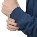 CTN/PLYSTR FRNCH TRY HDE LS SLM ZIPPER KNT JCKT